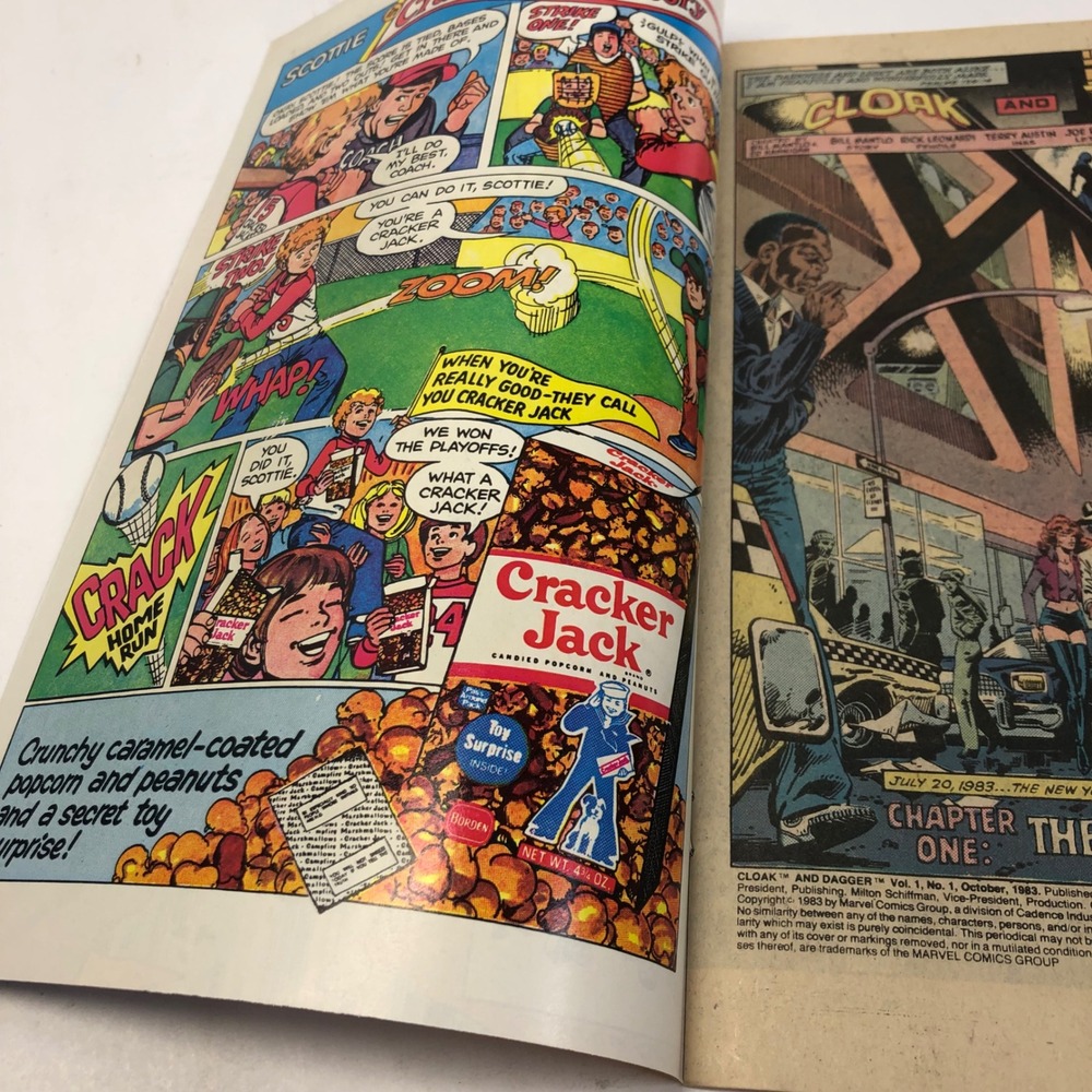 Cloak and Dagger 1 Limited Series Marvel Comic Book 1983 First Print October‎ - Picture 10 of 11